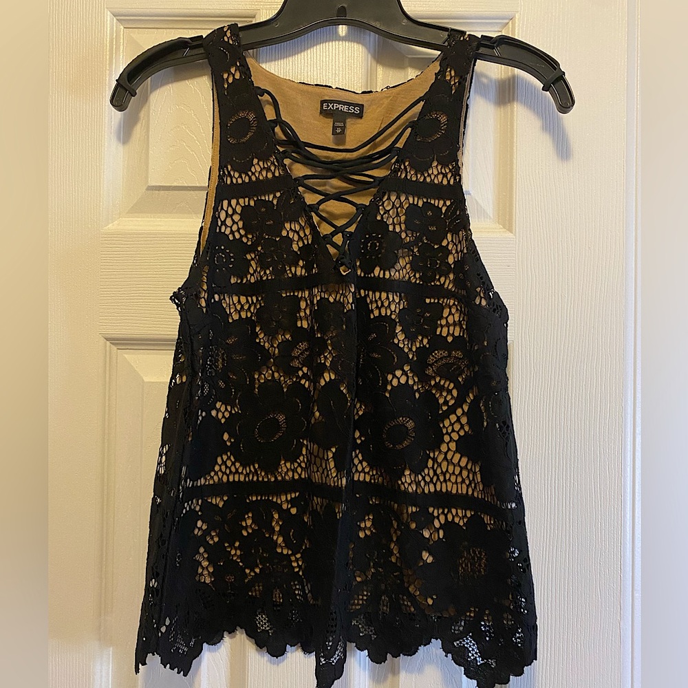 Express Lace Tank Top Size Extra Small